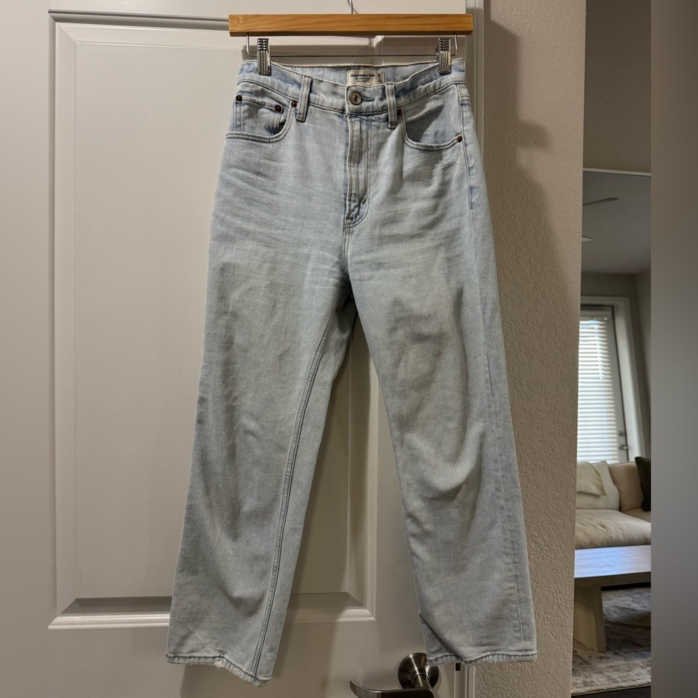 A&F Straight Ankle Denim